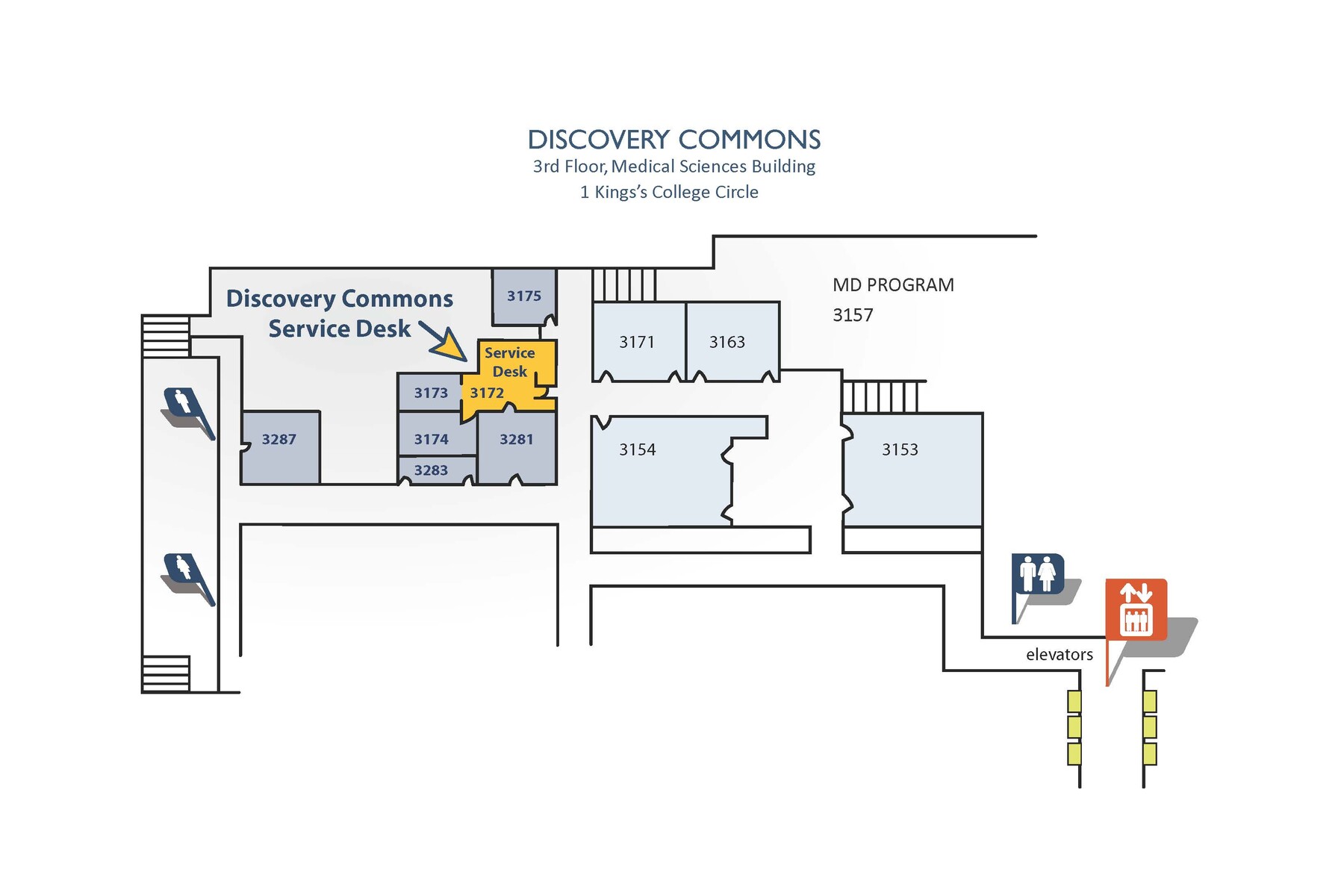 DC Service Desk Map