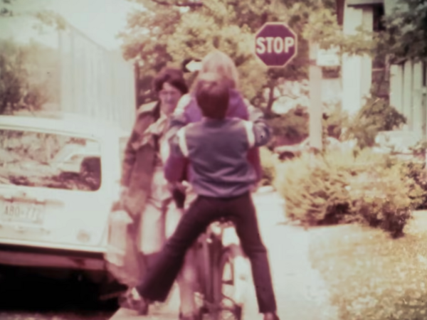 Kids on a bike 1975